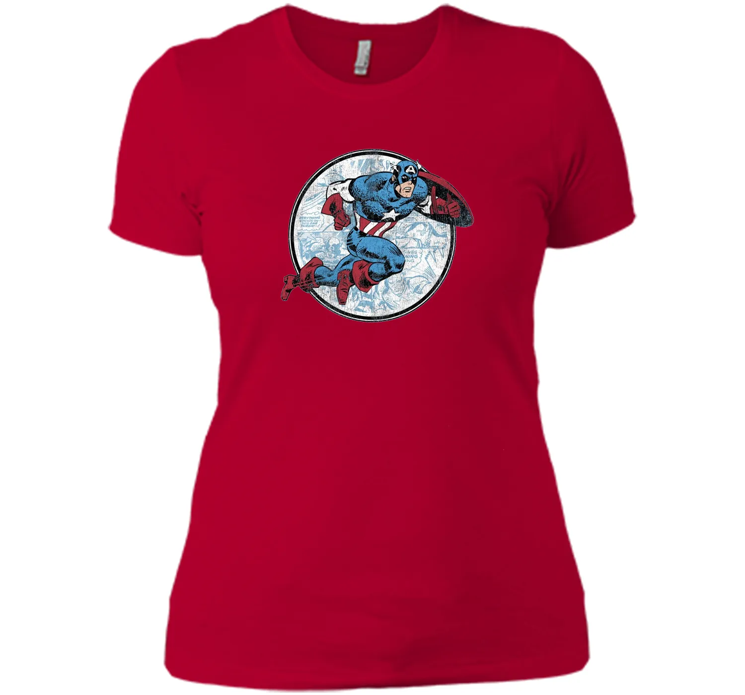 Captain America Battle Graphic T-Shirt