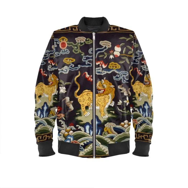 Chinese Lion Art Nouveau Bomber Jacket (Museum Collection)