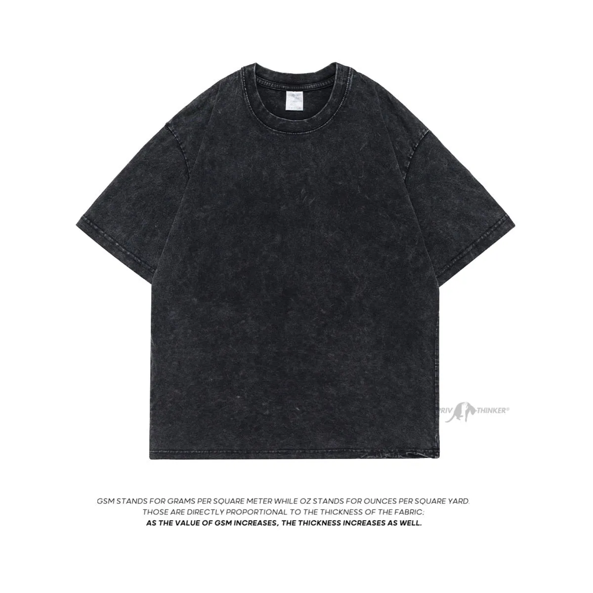 Design Batik Acid Washed T-shirts Men Short Sleeve Tees 2023 Streetwear Summer Man Oversized Tshirt Heavy Fabric Cotton Tops