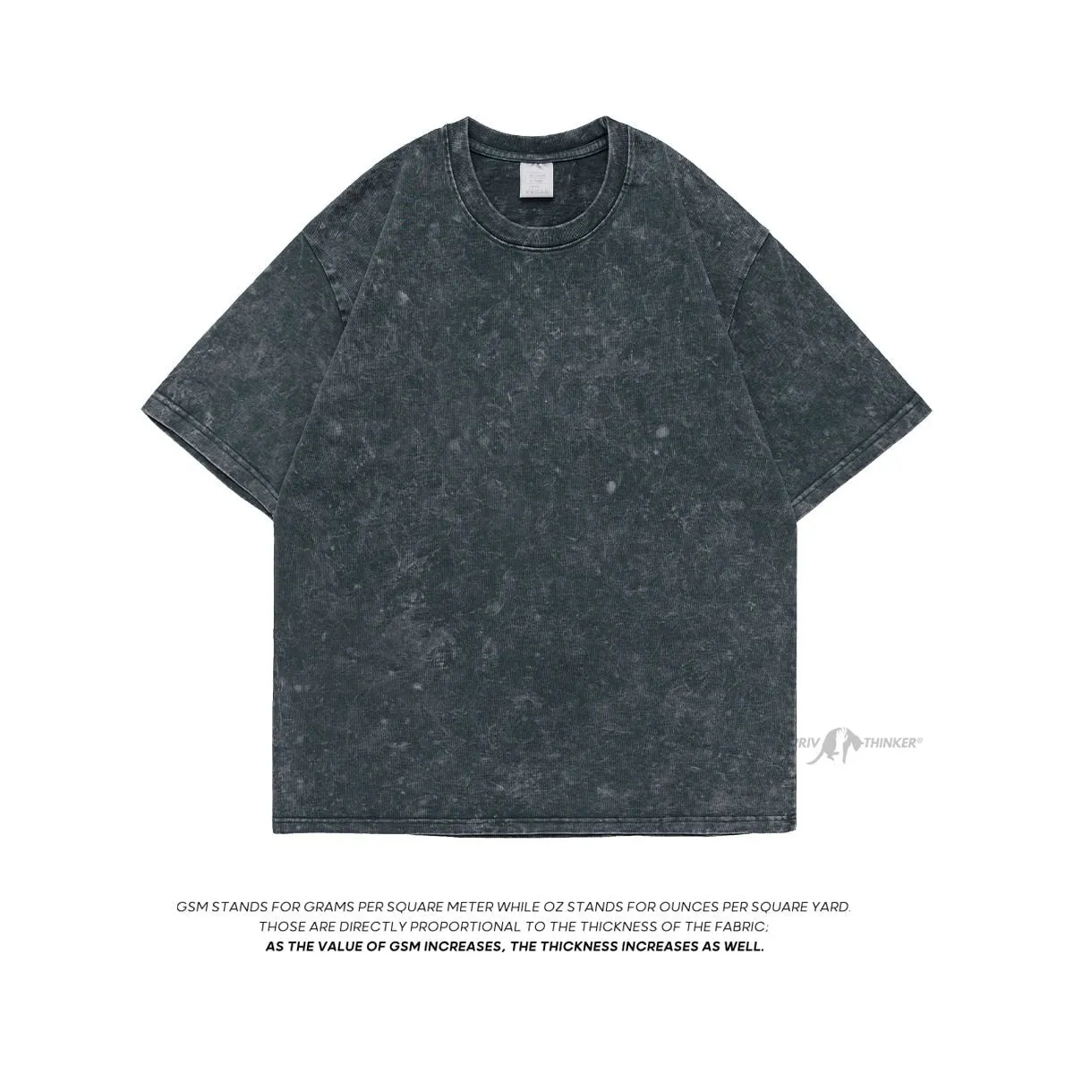 Design Batik Acid Washed T-shirts Men Short Sleeve Tees 2023 Streetwear Summer Man Oversized Tshirt Heavy Fabric Cotton Tops