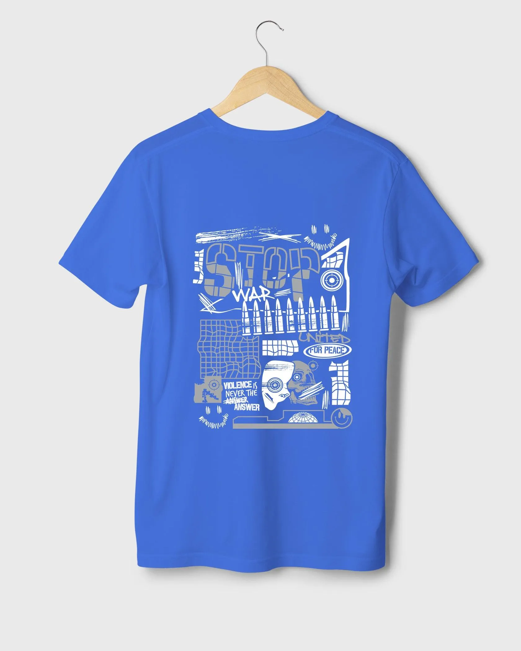 Mens Regular Tshirt Funky Funky Stopwar