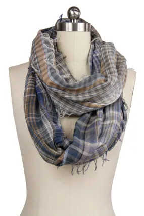 Penelope Plaid Infinity Scarf