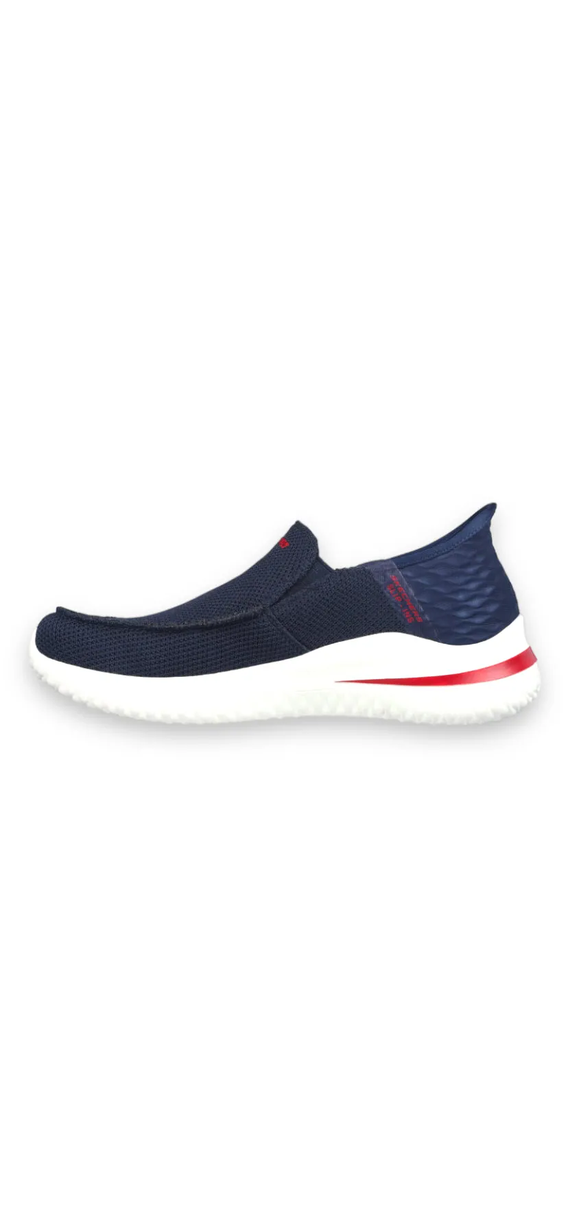 Skechers - Mens navy slip-on shoe - Delson 3.0 CABRINO
