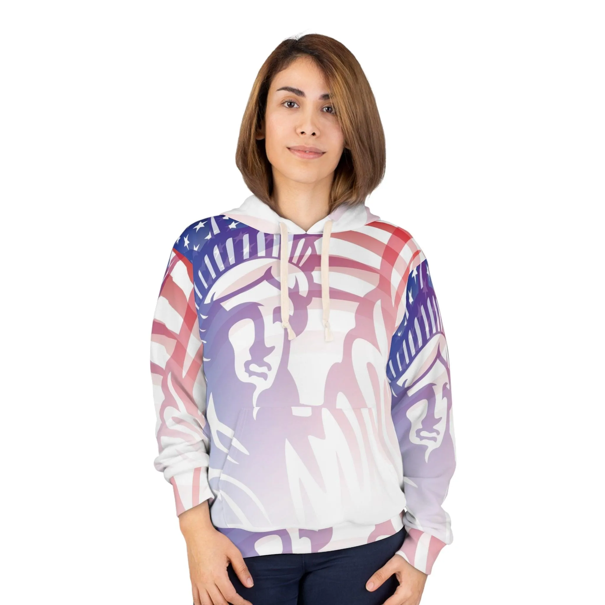 Statue of Liberty Unisex Pullover Hoodie
