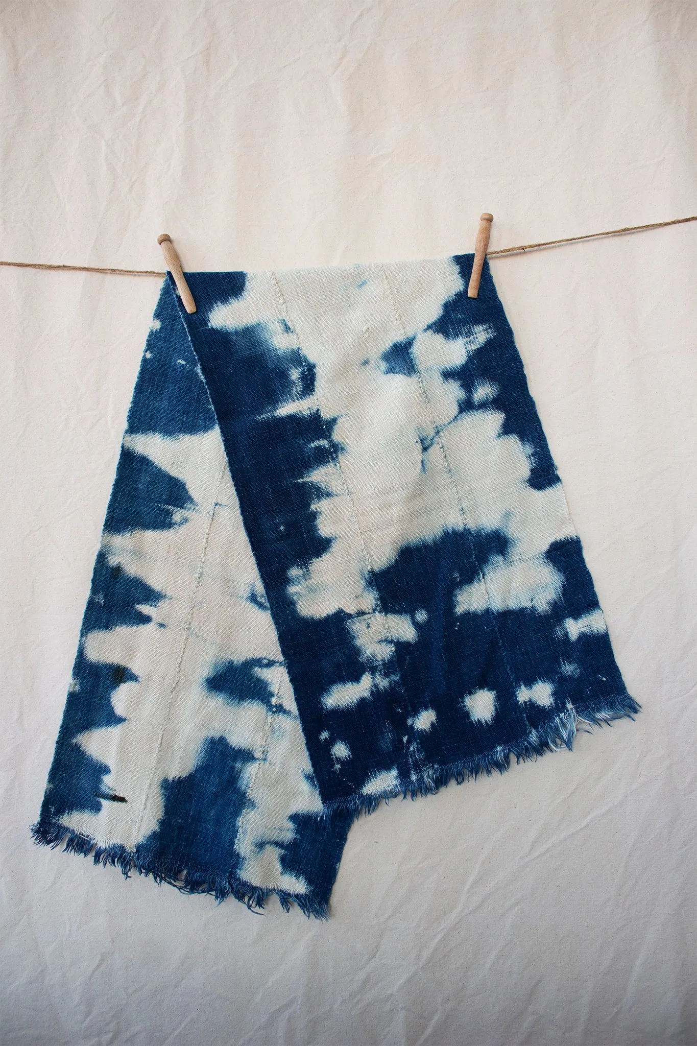 Vintage Mossi Indigo Scarf